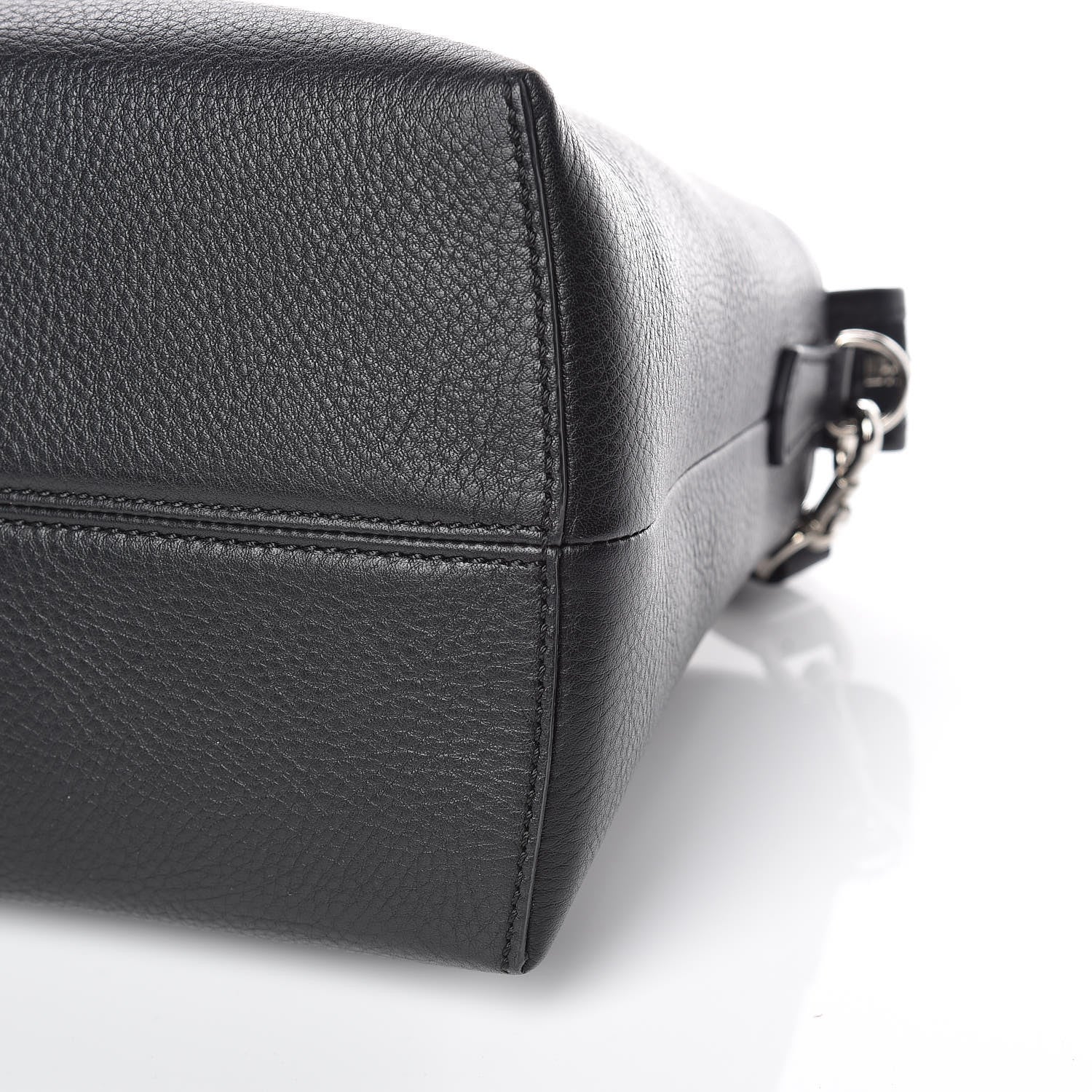 Fendi Vitello Dolce Large By The Way Boston Bag Black 8 of 11