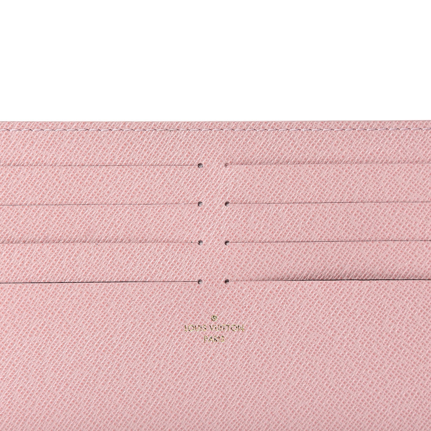 Calfskin Felicie Card Holder Insert Rose Ballerine