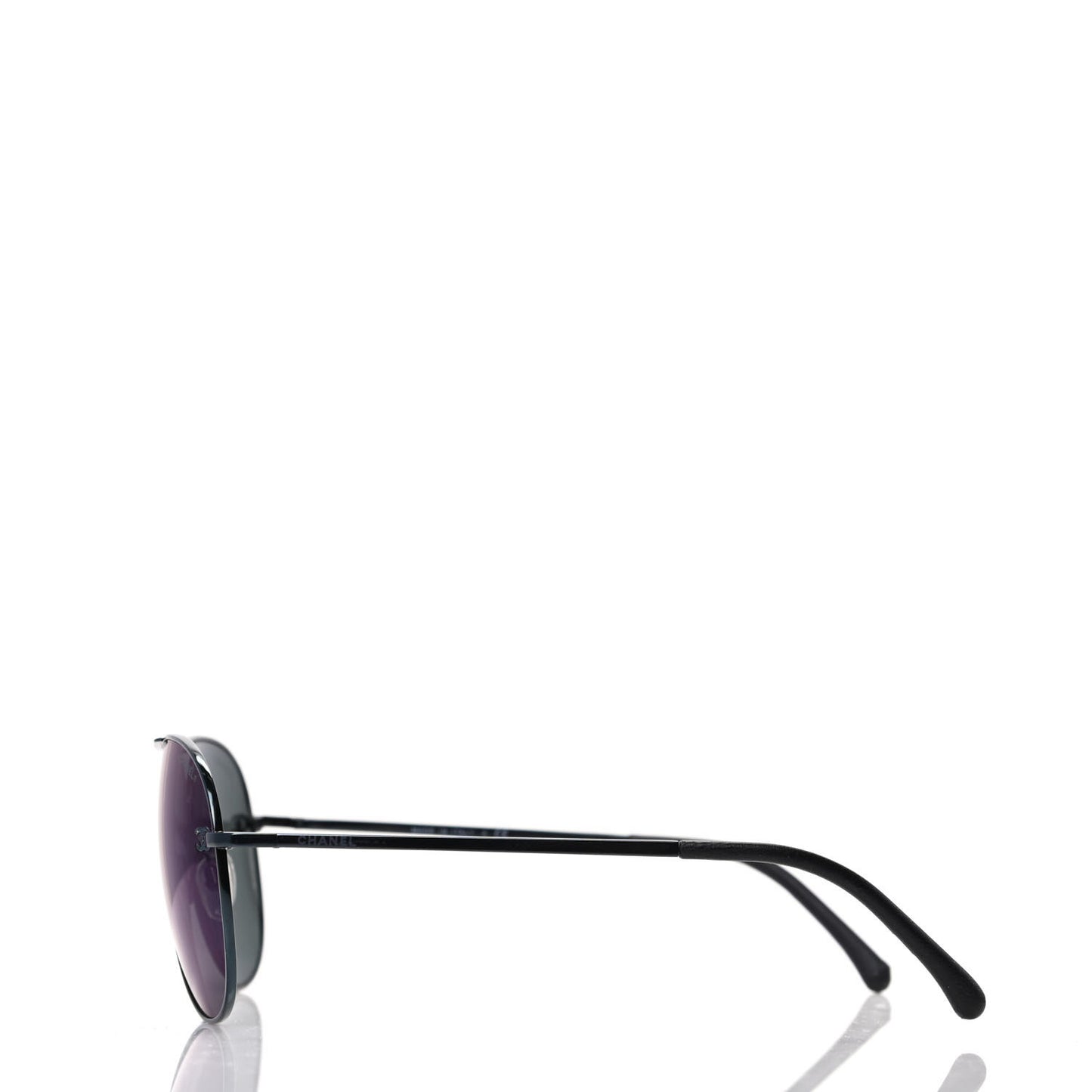 Metal Aviator CC Sunglasses 4189 T-Q Black