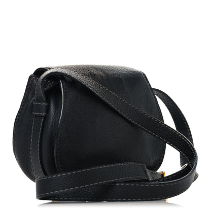Chloe Calfskin Mini Marcie Round Crossbody Bag Black 3 of 9