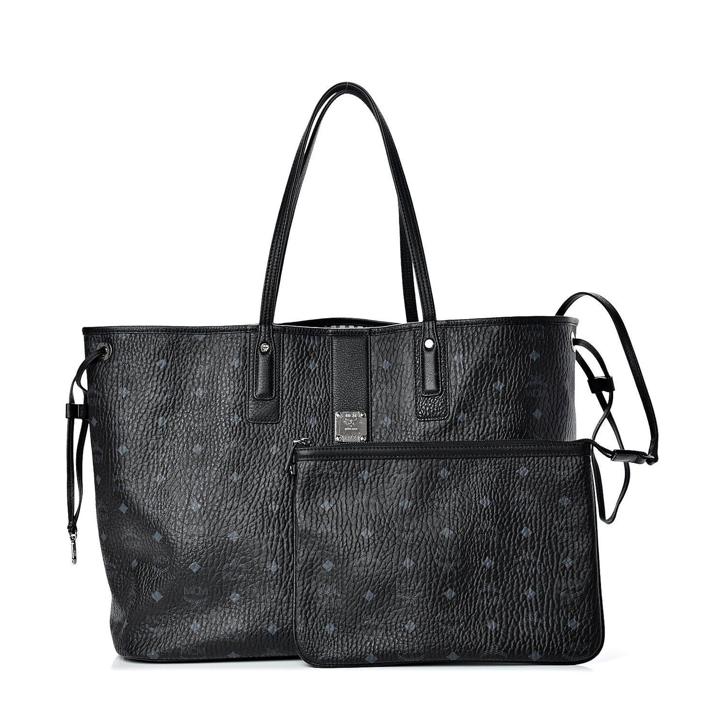 Visetos Large Liz Reversible Shopper Tote Black