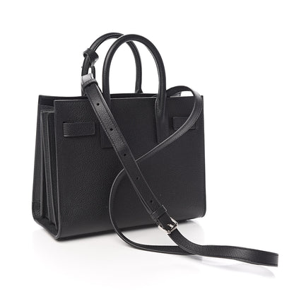 Saint Laurent Grained Calfskin Nano Sac De Jour Black 3 of 11