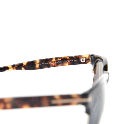 Tom Ford Louis Polarized Sunglasses TF386 Black Tortoise 5 of 8