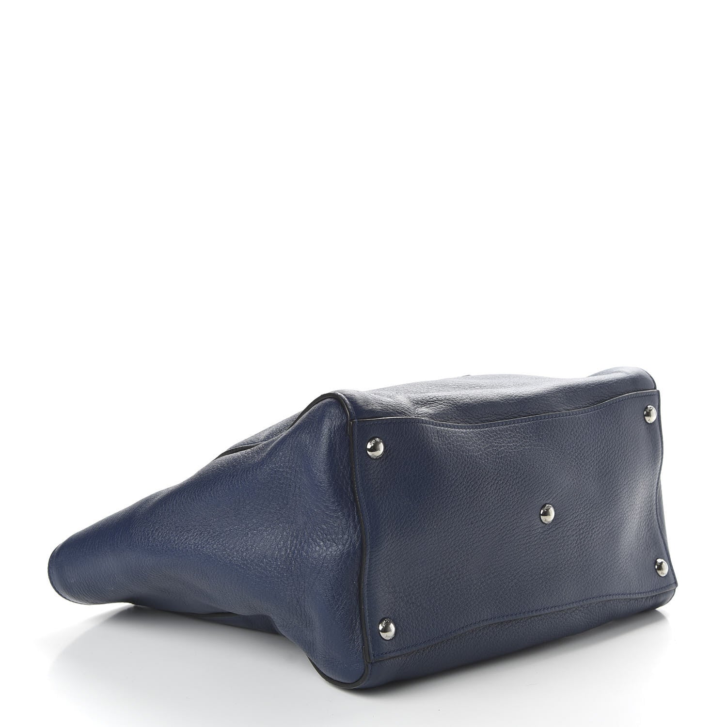 Prada Cervo Deerskin Twin Pocket Tote Bleuette 4 of 11