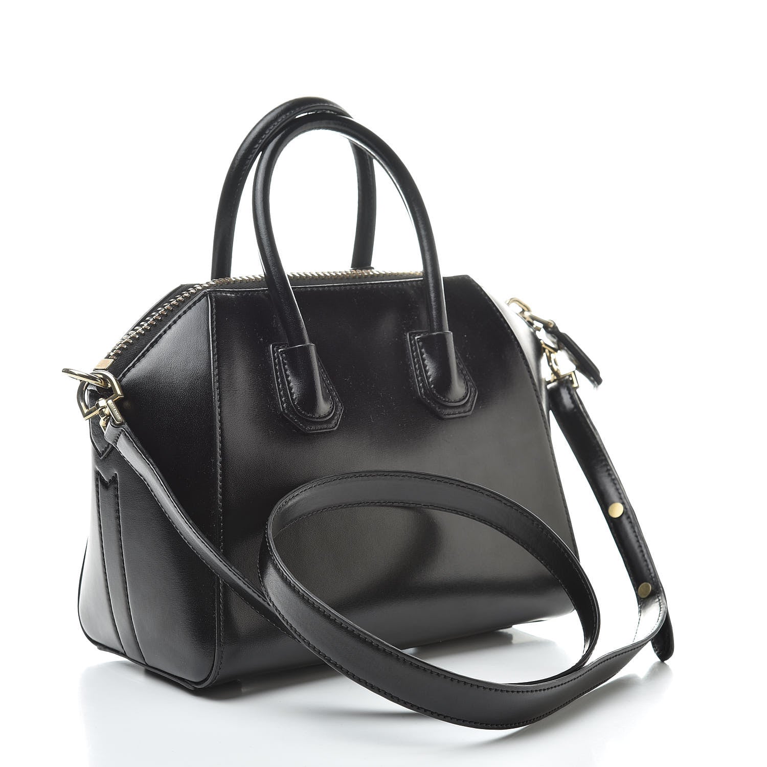 Givenchy Shiny Lord Calfskin Mini Antigona Black 3 of 12