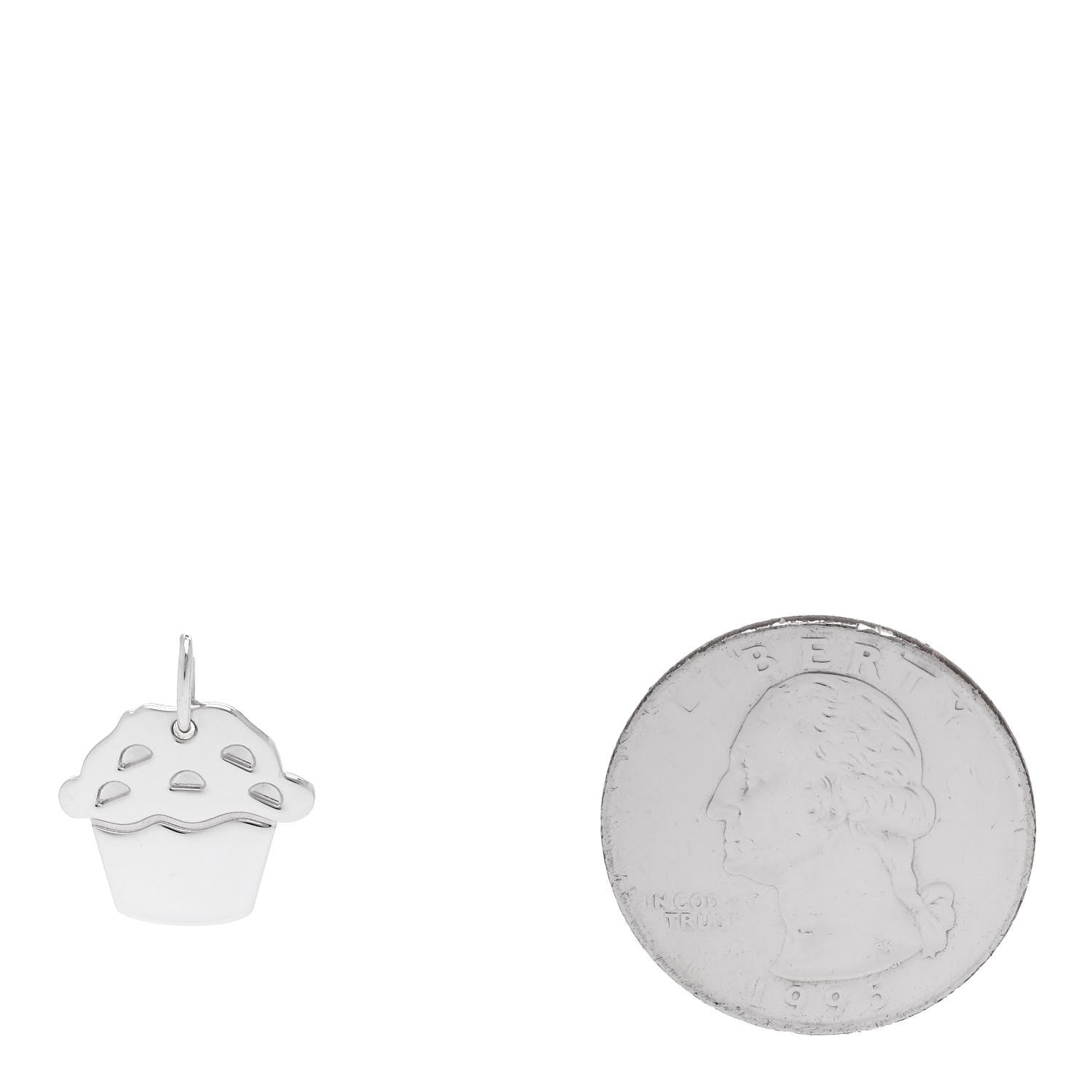 Tiffany Sterling Silver Love Muffin Charm 2 of 4