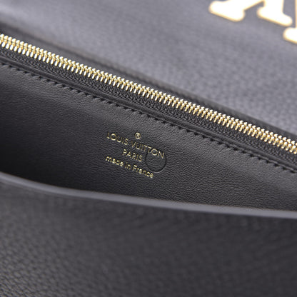Louis Vuitton Taurillon Studded Fleur de Lys Capucines Wallet Black 8 of 8