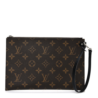 Louis Vuitton Monogram Low Key Hobo MM Pochette Black 1 of 6
