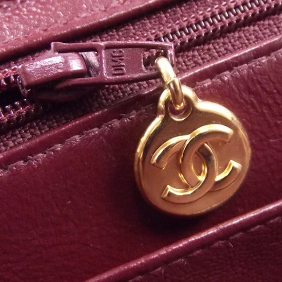 Chanel Lambskin Quilted Backpack Black 12 of 15