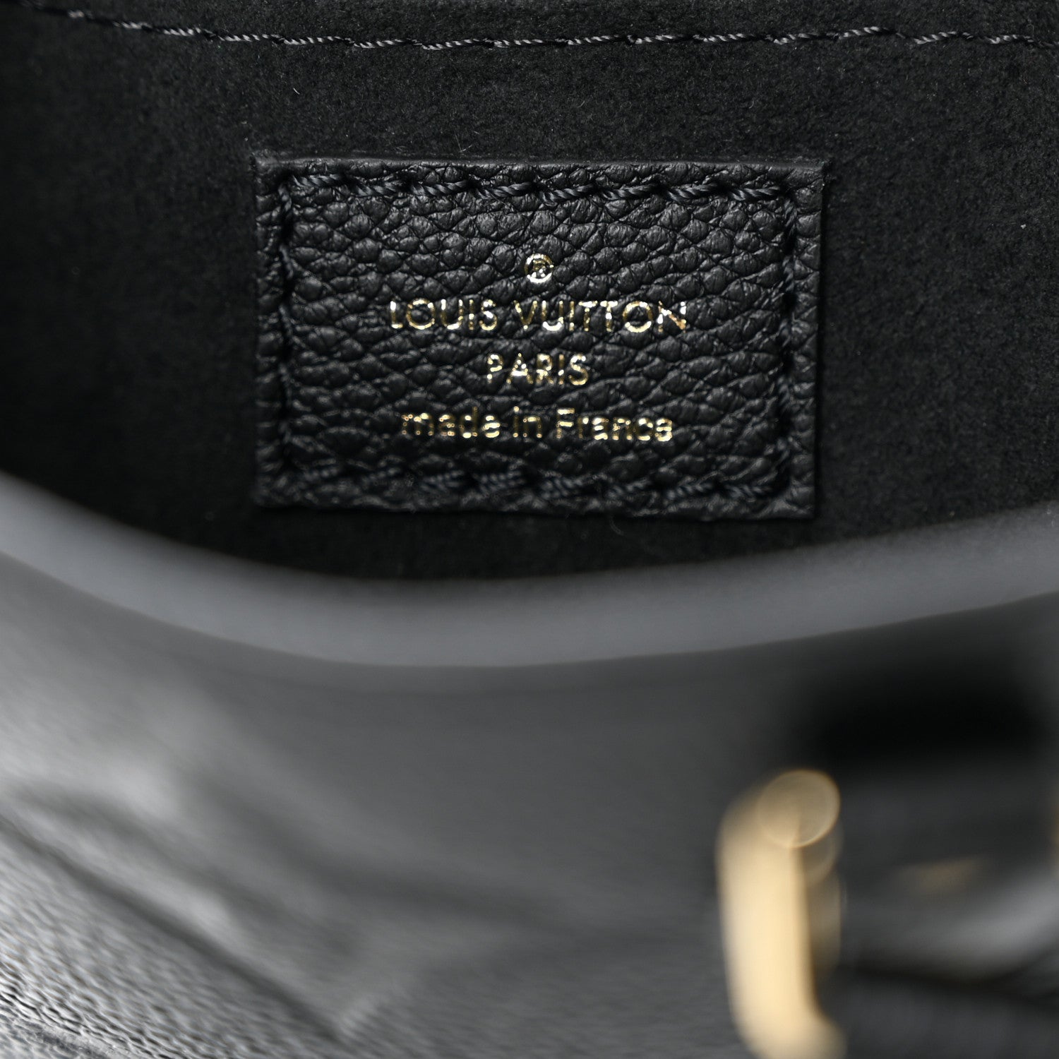 Louis Vuitton Empreinte Monogram Giant Petit Sac Plat Black 6 of 11