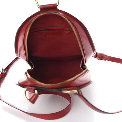 Louis Vuitton Epi Mabillon Backpack Castillan Red 4 of 14