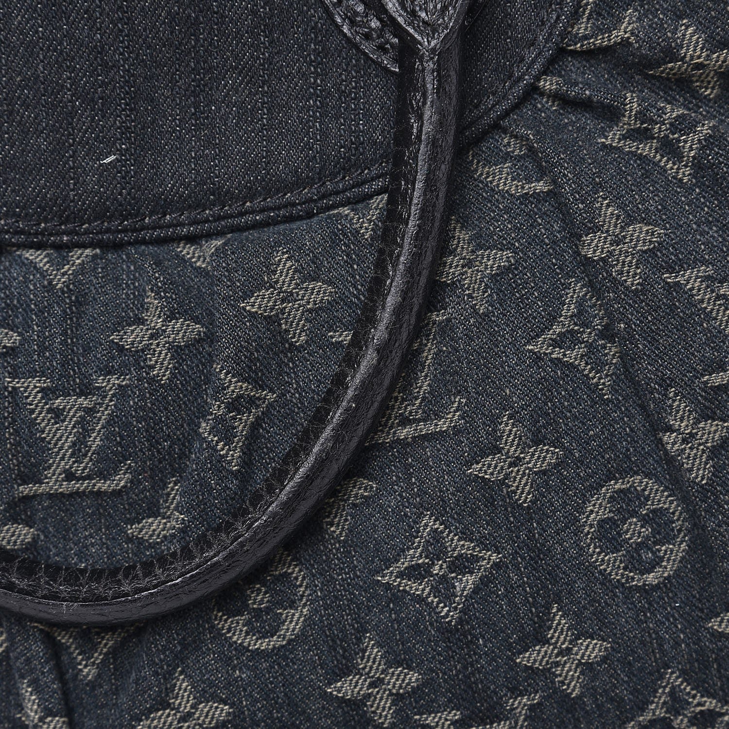 Louis Vuitton Denim Neo Cabby MM Black 9 of 10