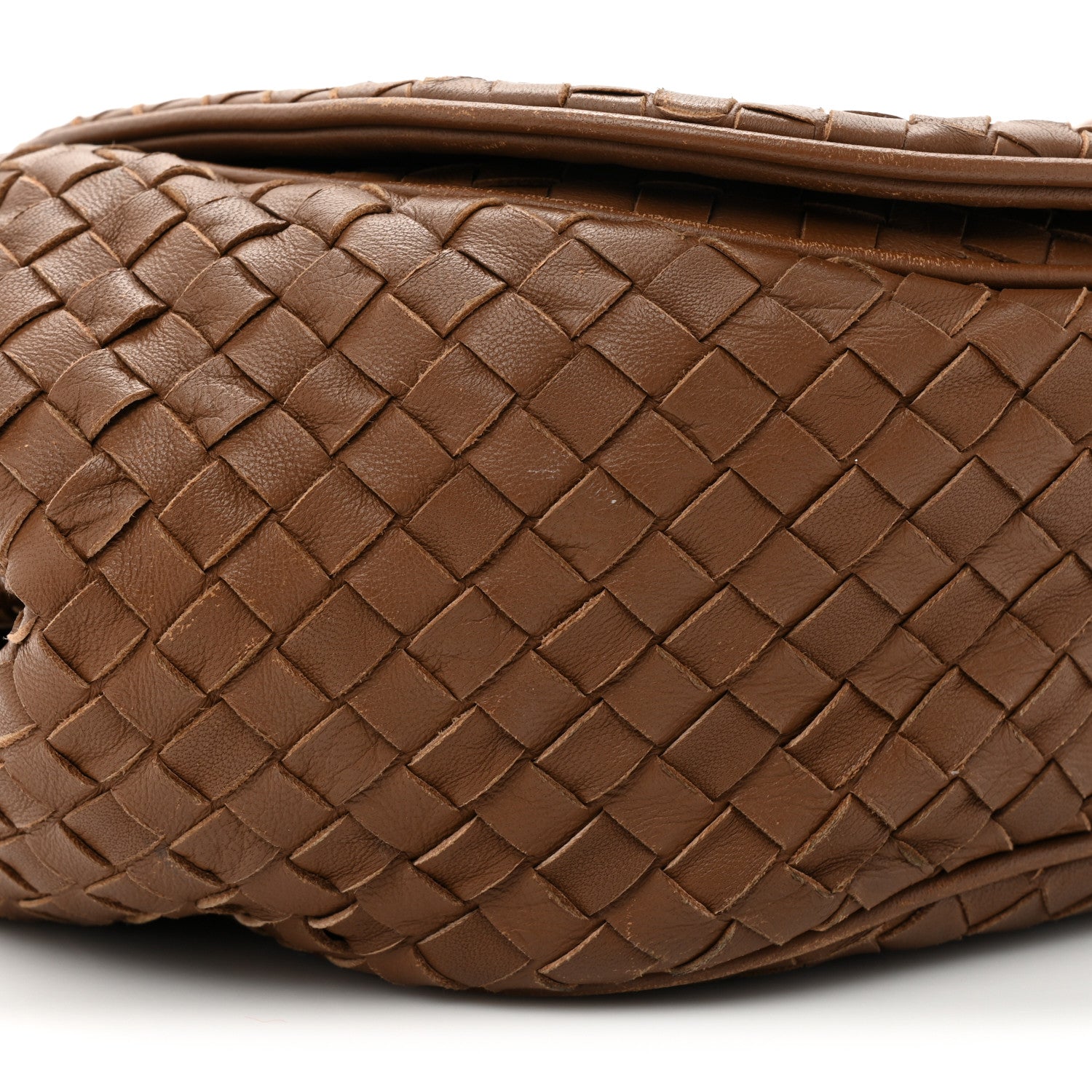 Bottega Veneta Nappa Intrecciato Small Messenger Flap Noce 9 of 18