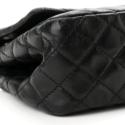 Chanel Lambskin Chevron Quilted Single Flap Black 9 of 11