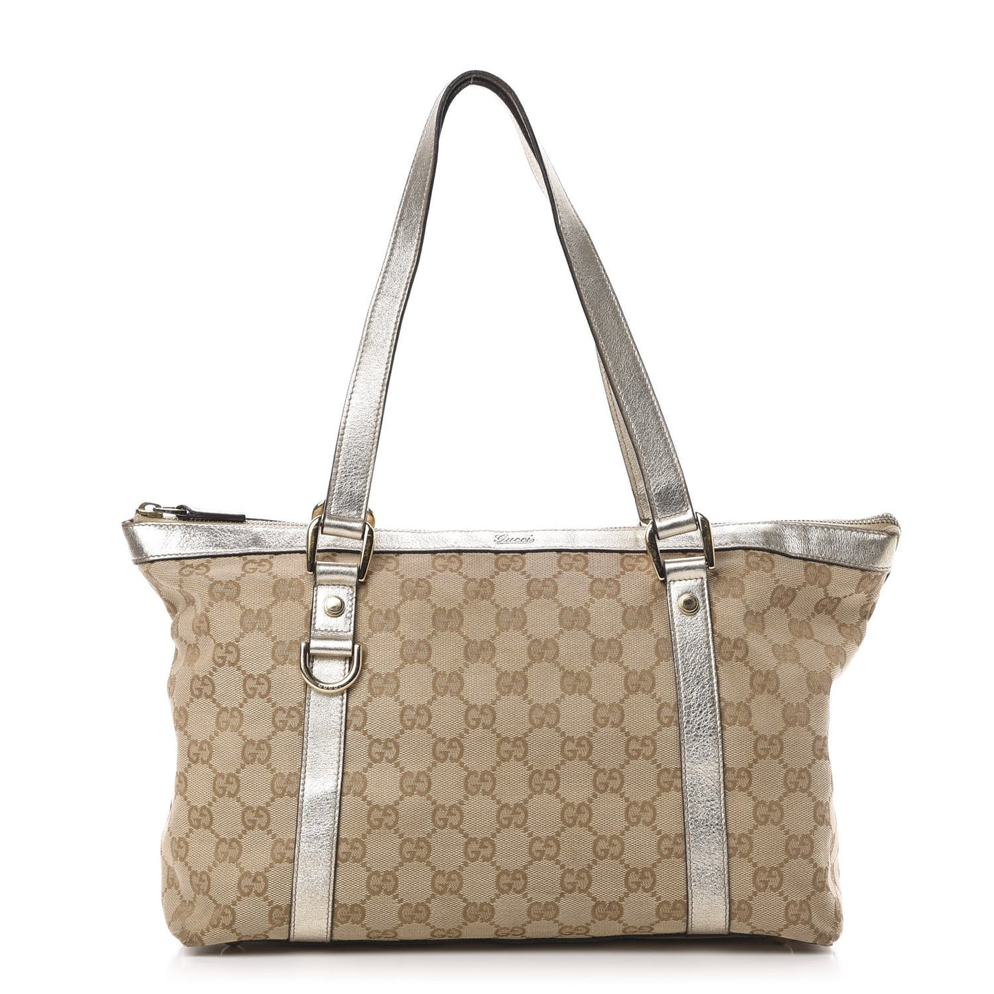 Monogram Medium Abbey Tote Metallic