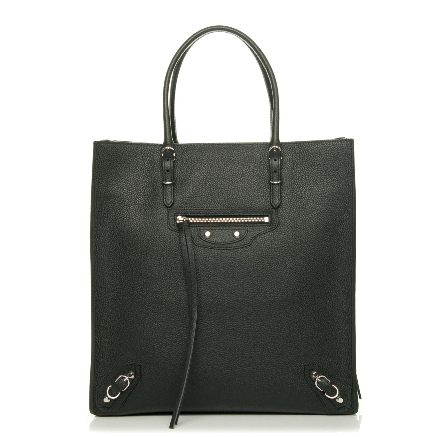 Balenciaga Calfskin Papier A5 Zip Around Tote Black 1 of 7