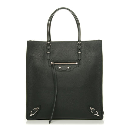 Balenciaga Calfskin Papier A5 Zip Around Tote Black 1 of 7