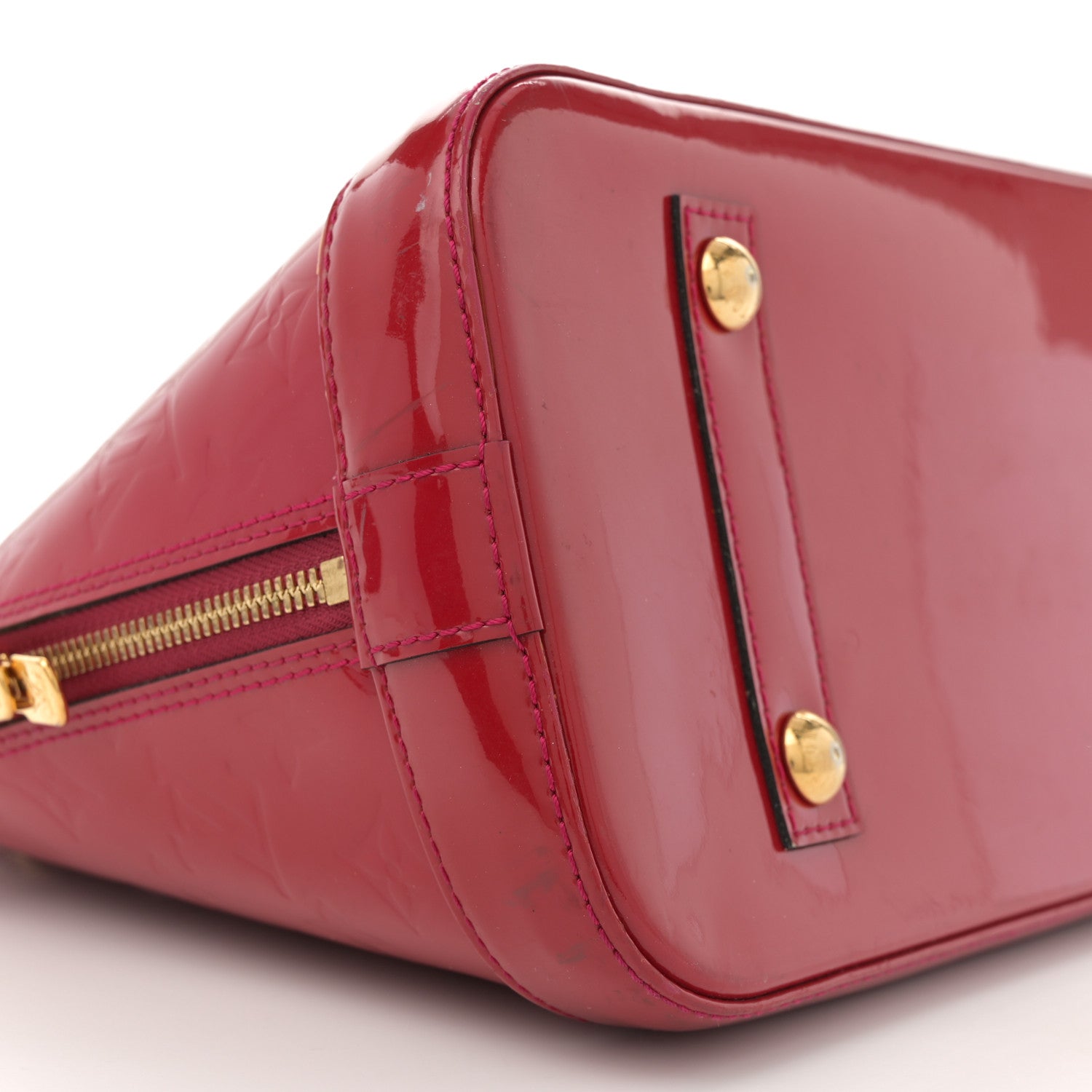 Louis Vuitton Vernis Alma PM Pomme D'Amour 9 of 15