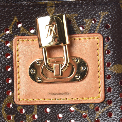 Louis Vuitton Monogram Perforated Pochette Accessories Bag Orange 9 of 10