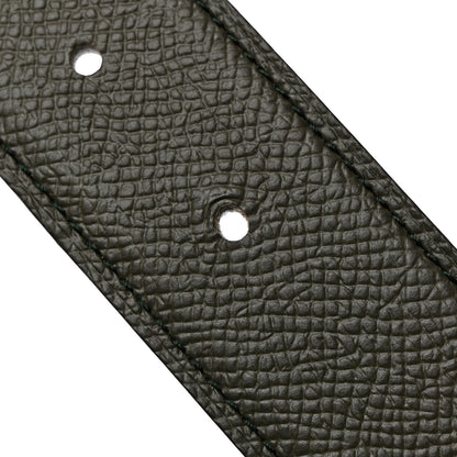 Hermes Epsom 32mm Belt Strap 105 42 White Vert De Gris 7 of 9