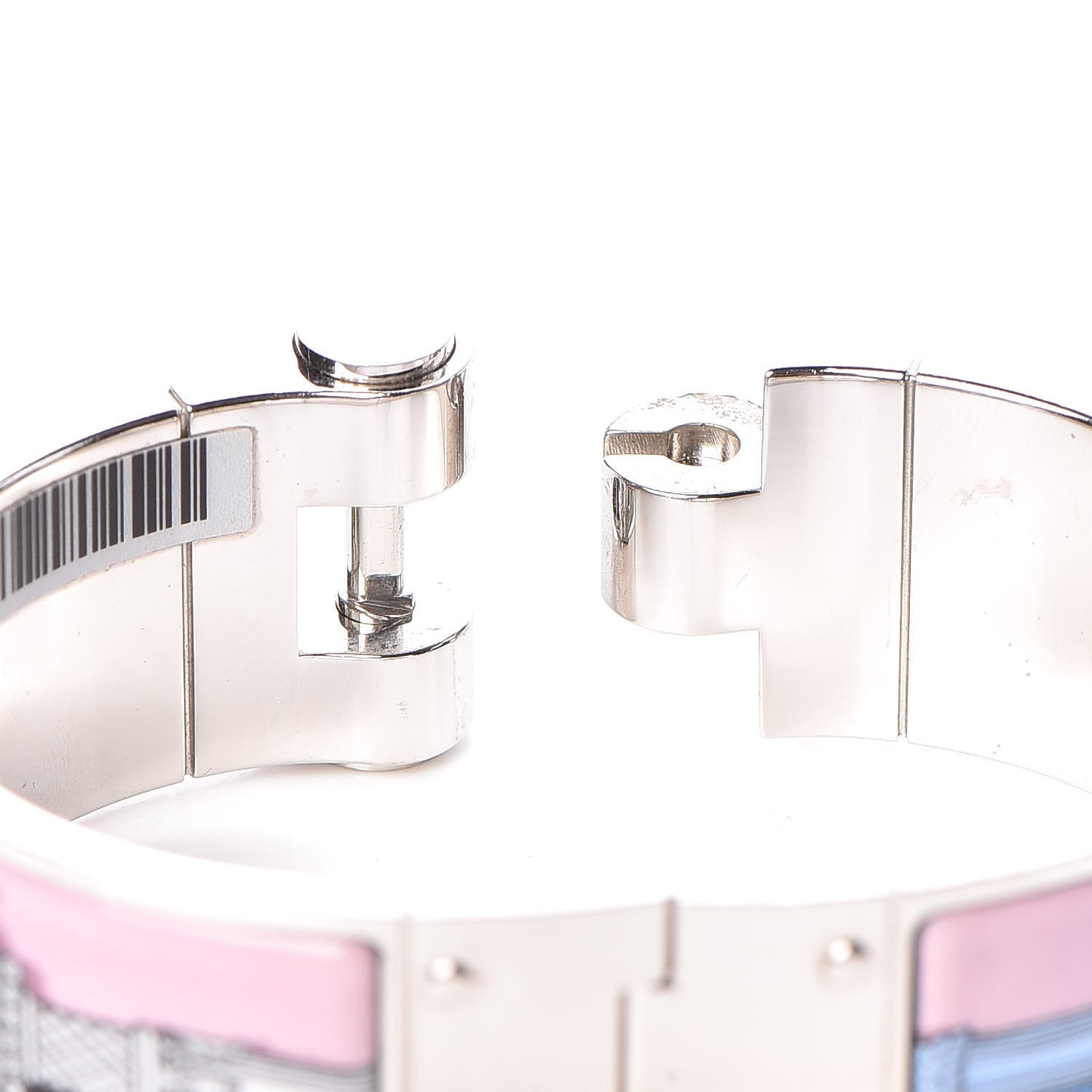 Enamel Printed Wide Marveilleuses Lanternes Hinged Bracelet S Arts and Crafts