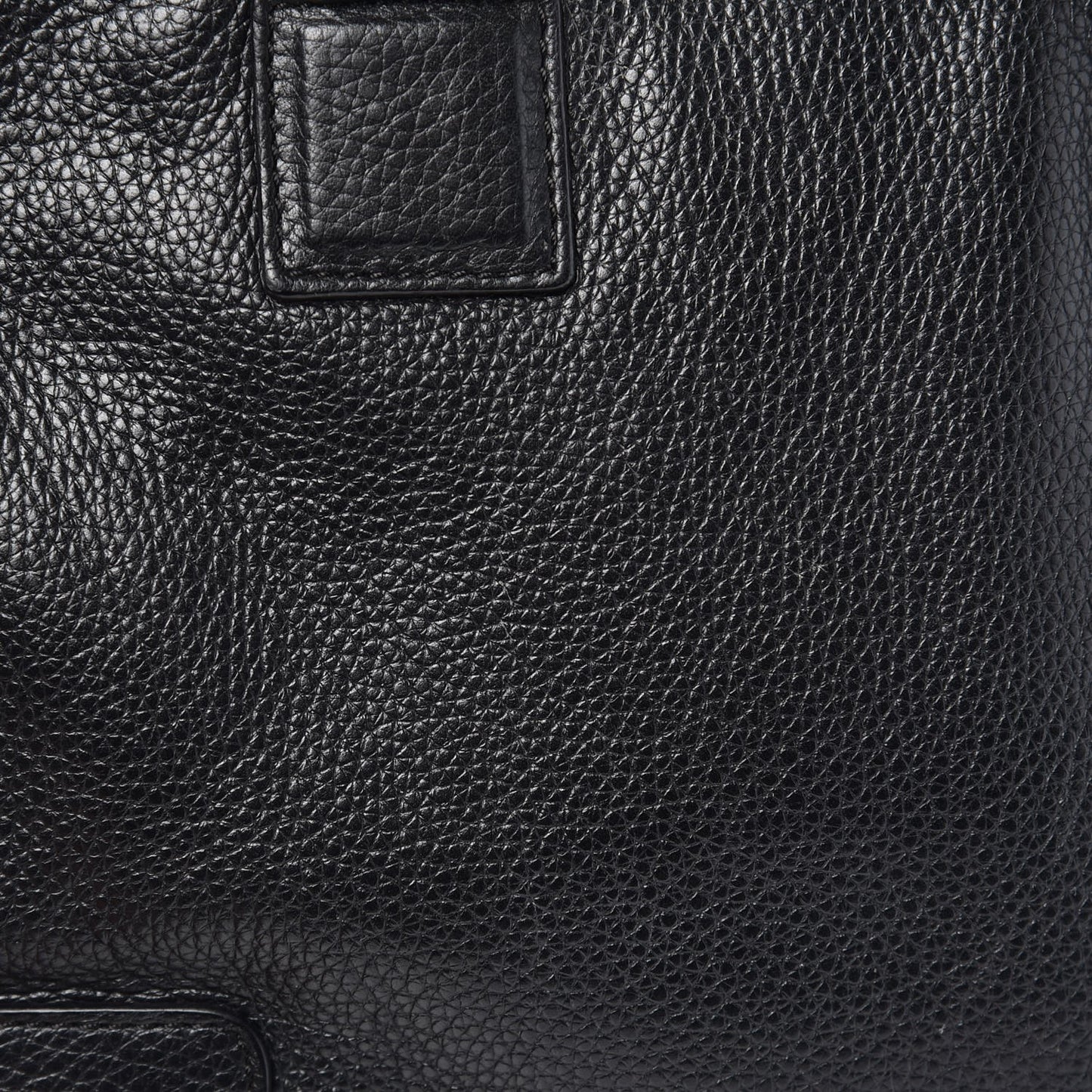 Grained Calfskin Cruz Tote Black