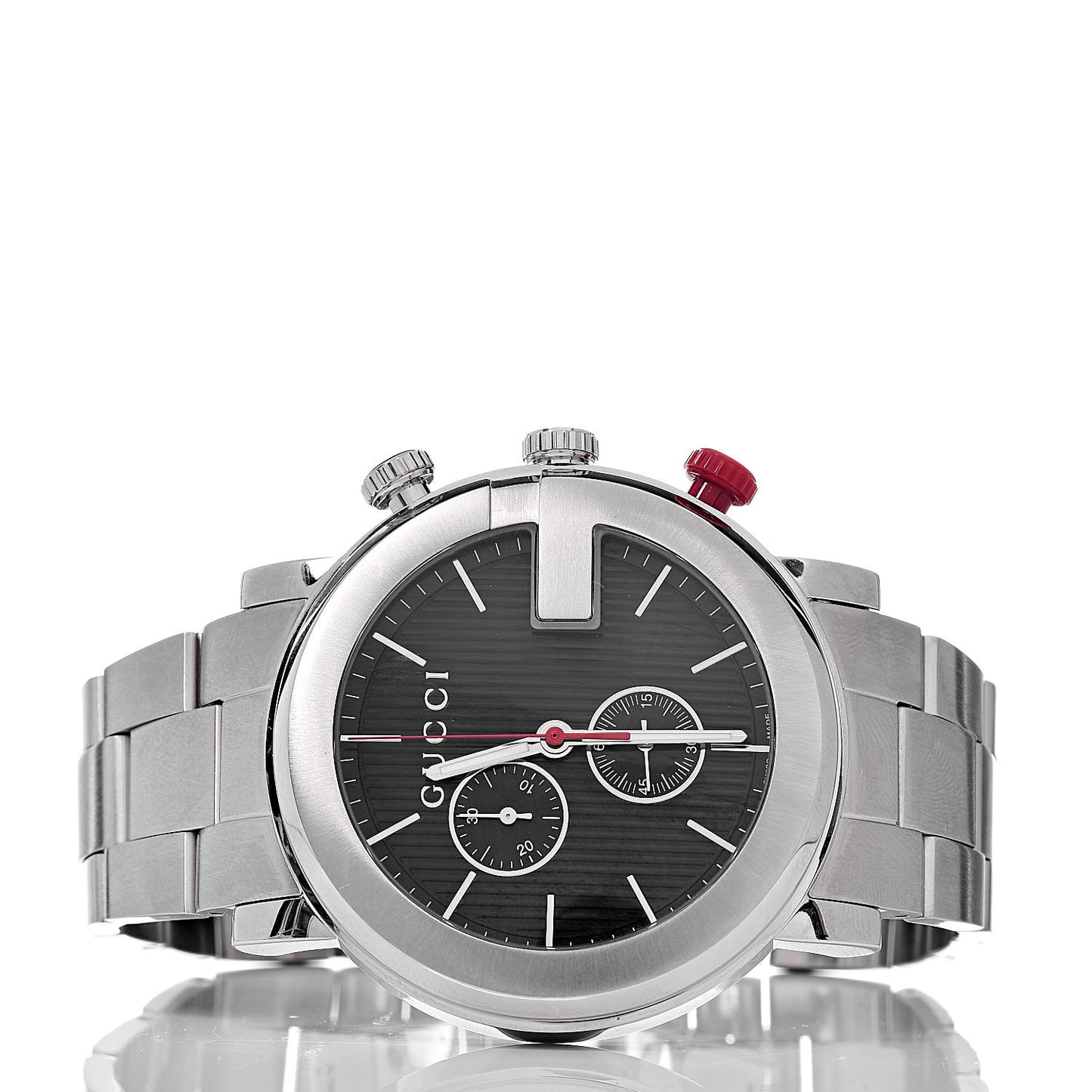 Stainless Steel 44mm G-Chrono Quartz Watch Black