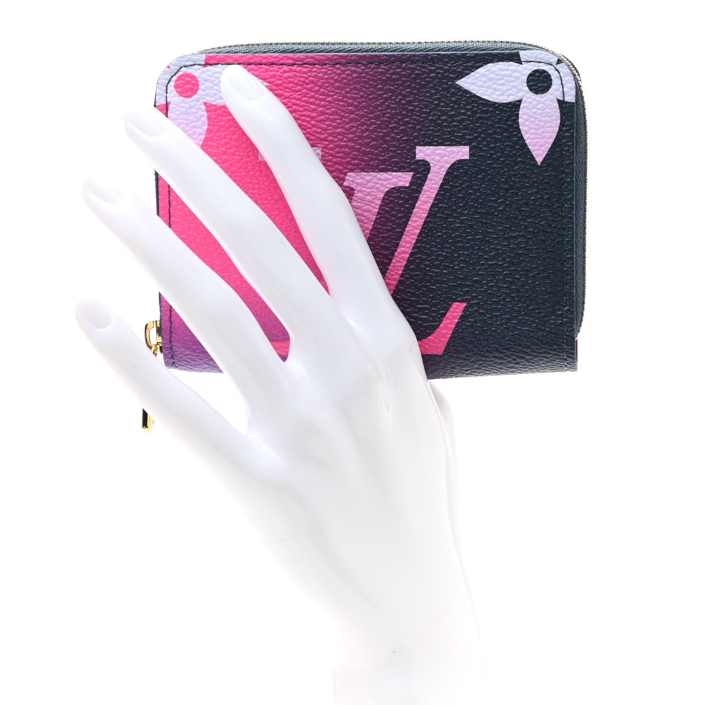 Monogram Giant Spring In The City Zippy Coin Purse Midnight Fuchsia