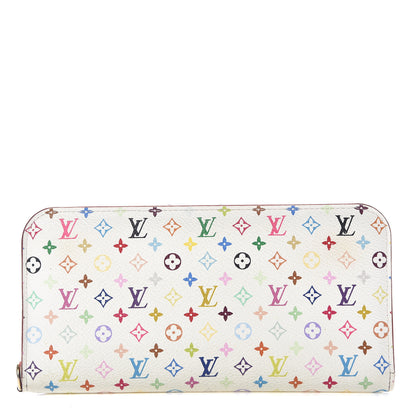 Louis Vuitton Monogram Multicolor Insolite Wallet White Litchi 1 of 21