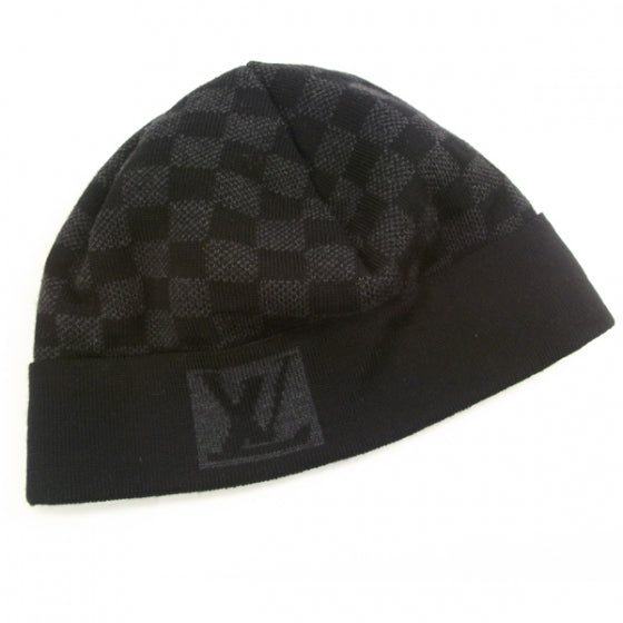 Louis Vuitton Wool Bonnet Petit Damier Beanie Hat 1 of 6