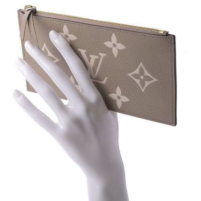 Louis Vuitton Empreinte Monogram Giant Pochette Felicie Zippered Insert Tourterelle Creme 2 of 6