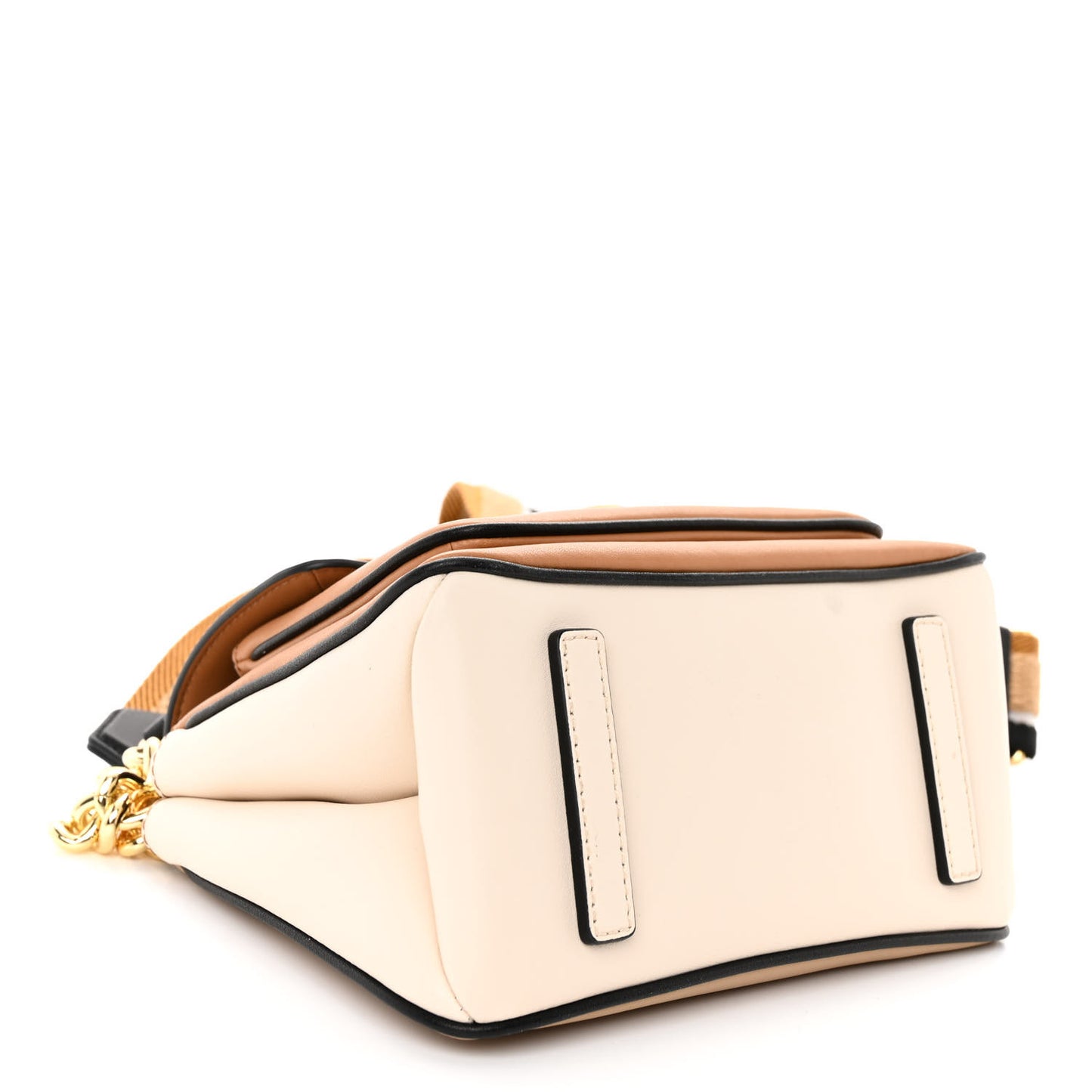 Calfskin Colorblock J Marc Chain Mini Satchel Cathay Spice Multicolor