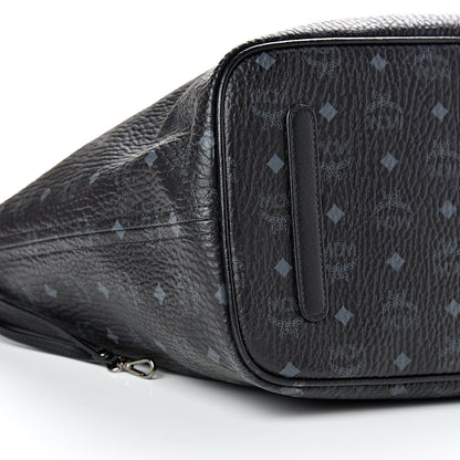 MCM Visetos Large Liz Reversible Shopper Tote Black 11 of 18