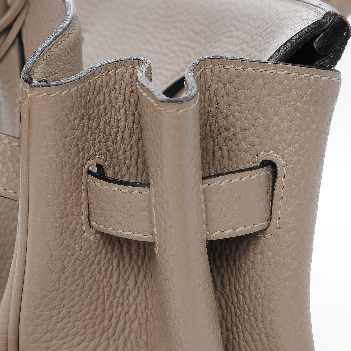 Taurillon Clemence Birkin 35 Gris Tourterelle