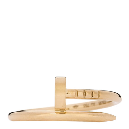 Cartier 18K Yellow Gold Small Juste Un Clou Ring 53 6.25 1 of 5