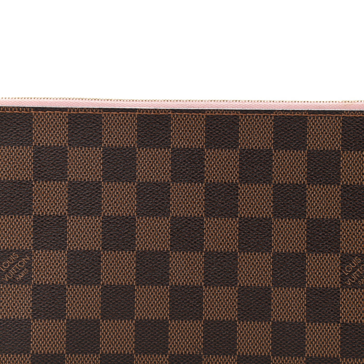 Louis Vuitton Damier Ebene Neverfull MM GM Pochette Rose Ballerine 8 of 10