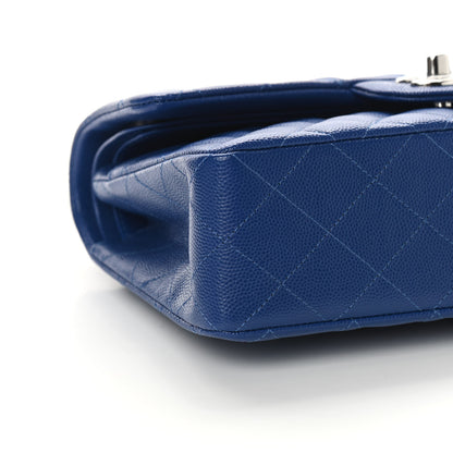 Chanel Caviar Quilted Small Double Flap Blue 7 of 8
