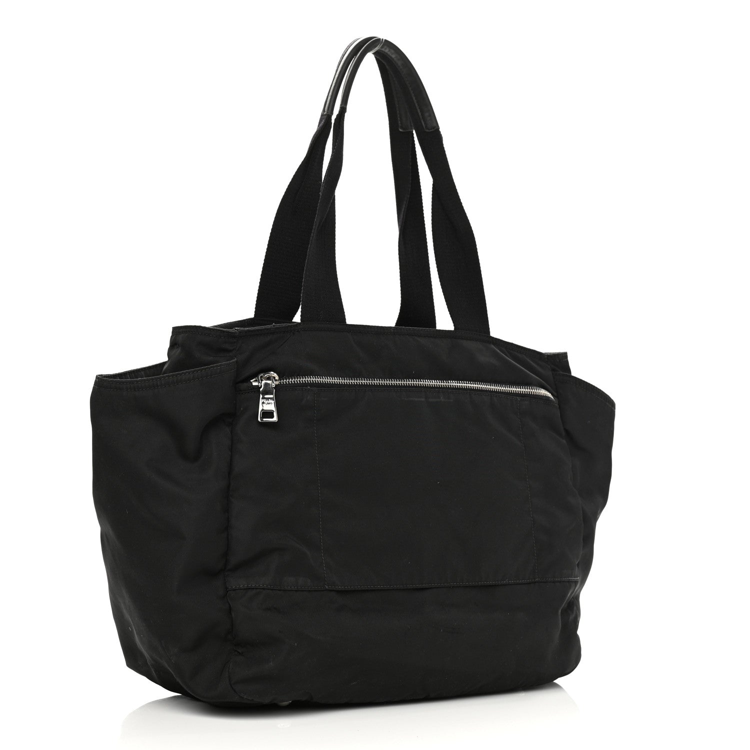 Prada Tessuto Nylon Diaper Bag Black 2 of 13