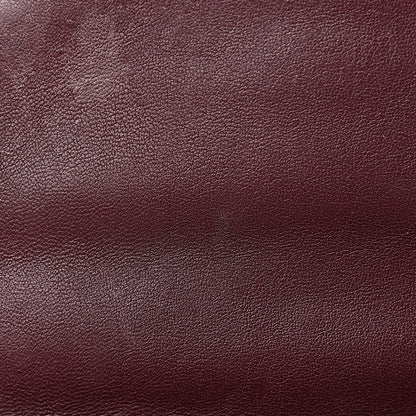 Saint Laurent Calfskin Mixed Matelasse Triquilt Large Monogram Envelope Satchel Bordeaux 11 of 34