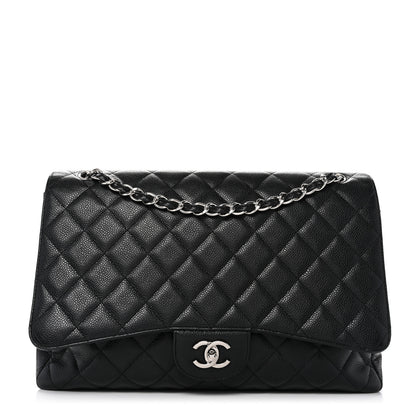Chanel Caviar Maxi Single Flap Black 1 of 11