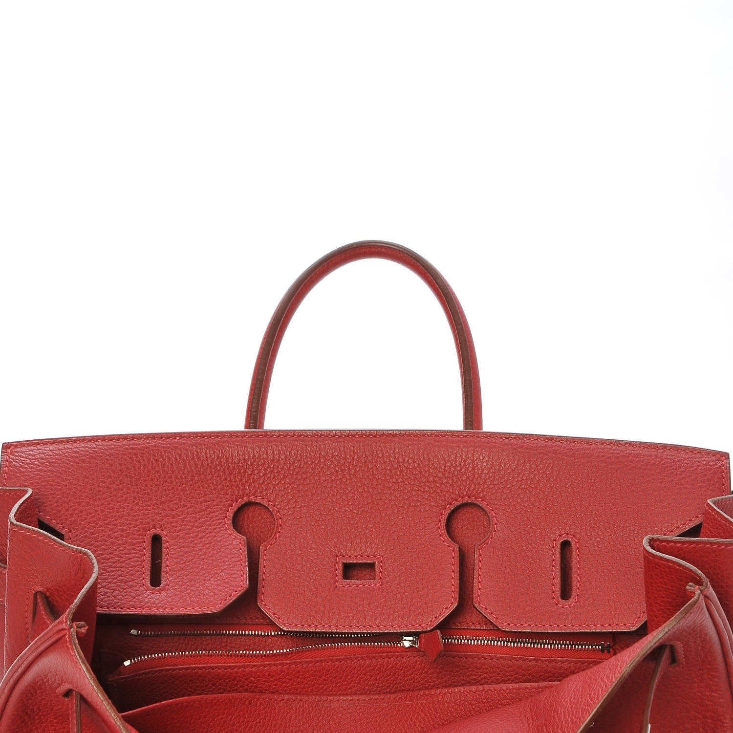 Hermes Buffle Skipper Birkin 35 Rouge Vif 24 of 40