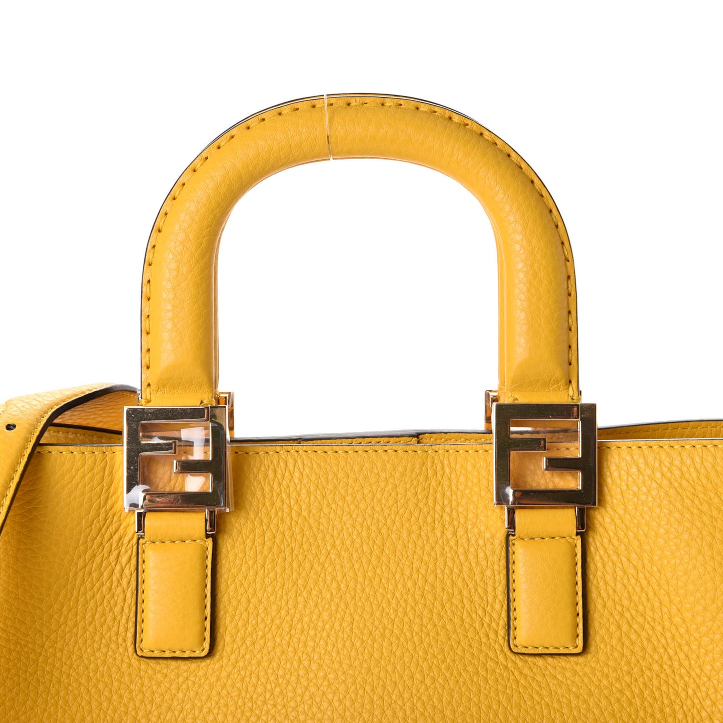 Cuoio Romano Selleria Small FF Tote Sunflower