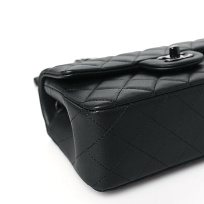 Chanel Lambskin Quilted Mini Rectangular Flap So Black 9 of 11