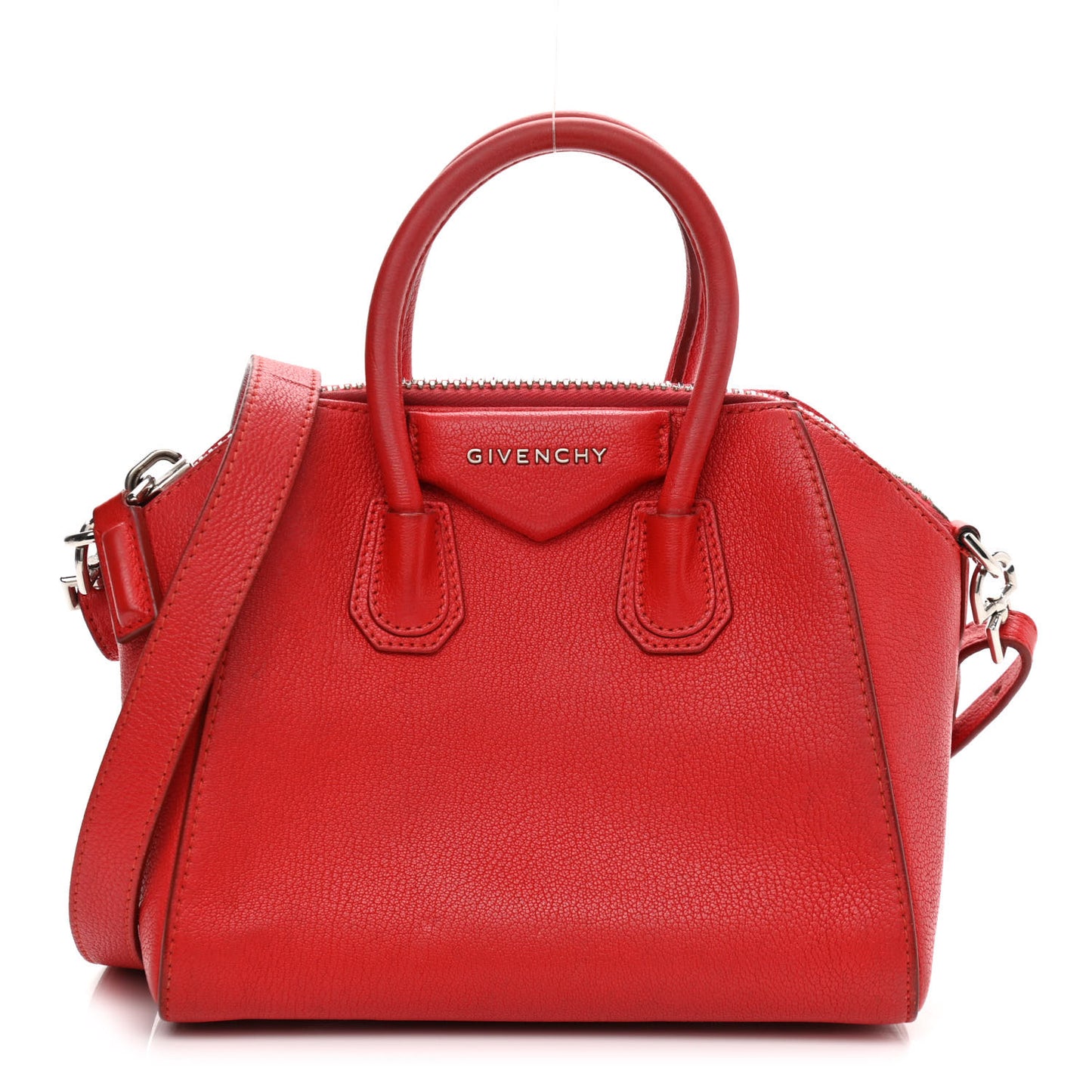 Sugar Goatskin Mini Antigona Red