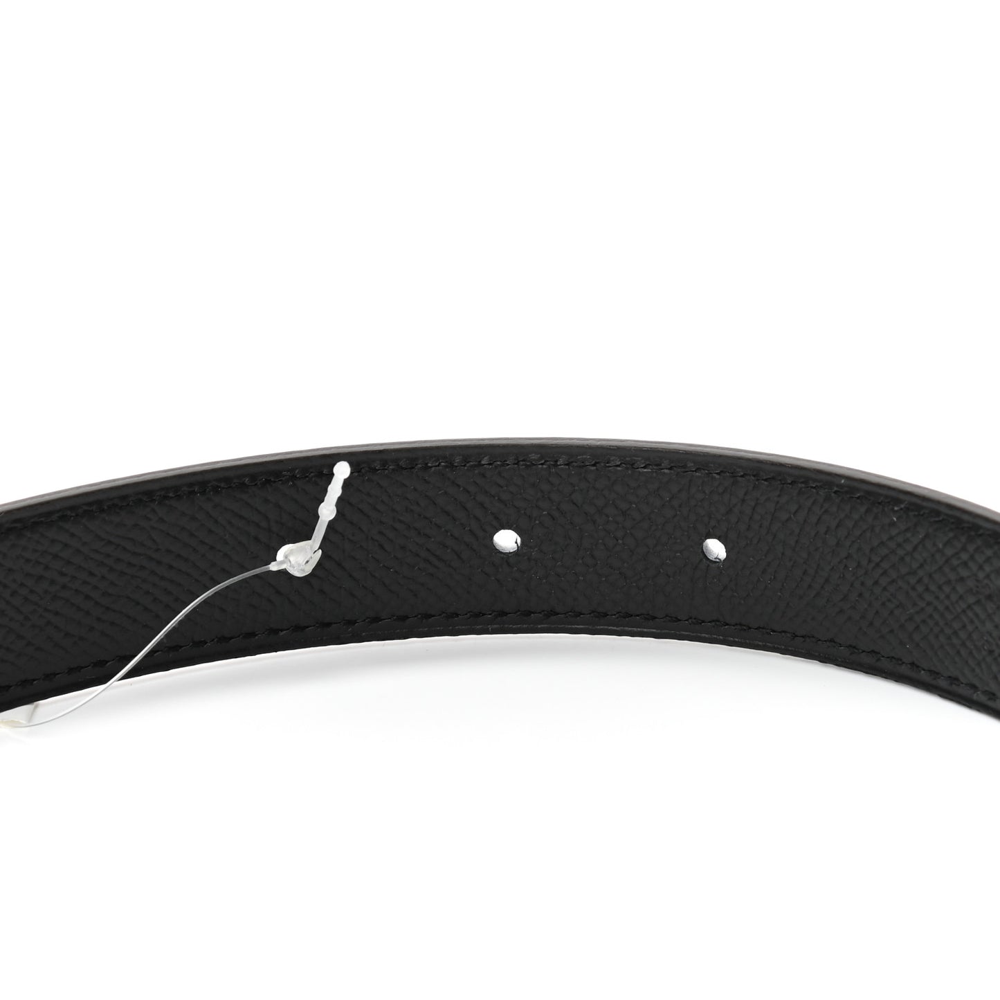 Swift Epsom 24mm Mini Constance Guilloche H Belt 85 Black Nata