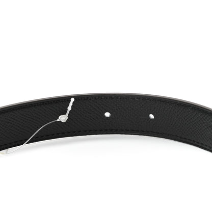 Hermes Swift Epsom 24mm Mini Constance Guilloche H Belt 85 Black Nata 3 of 7