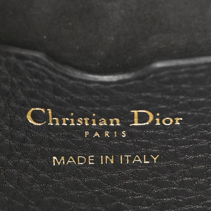 Christian Dior Grained Calfskin Medium Bobby Flap Black 9 of 12
