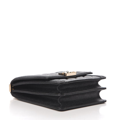 Chanel Caviar Quilted North South Boy Flap Black 3 of 9