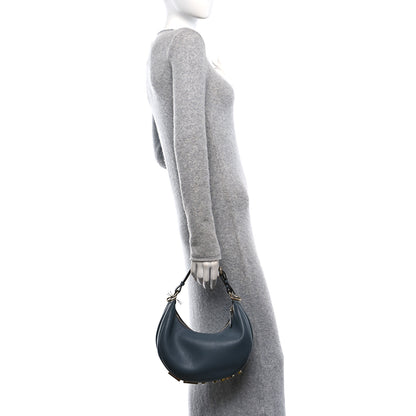 Fendi Vitello Grace Matte Small Fendigraphy Hobo Bag Tempesta 2 of 10