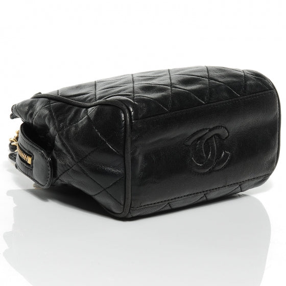 Chanel Lambskin Quilted Small Shoulder Bag Black 4 of 7